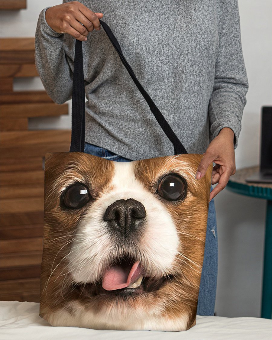 Cavalier King Spaniel 5 Face-Cloth Tote Bag