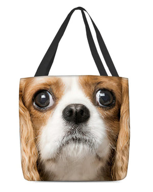 Cavalier King Spaniel Face-Cloth Tote Bag