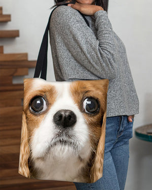 Cavalier King Spaniel Face-Cloth Tote Bag