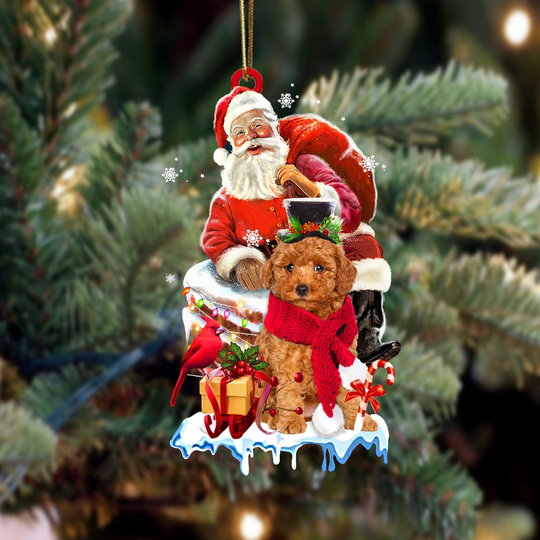 Cavapoo-Christmas Chimney Two Sided Ornament