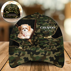 Cavapoo Camo Cap