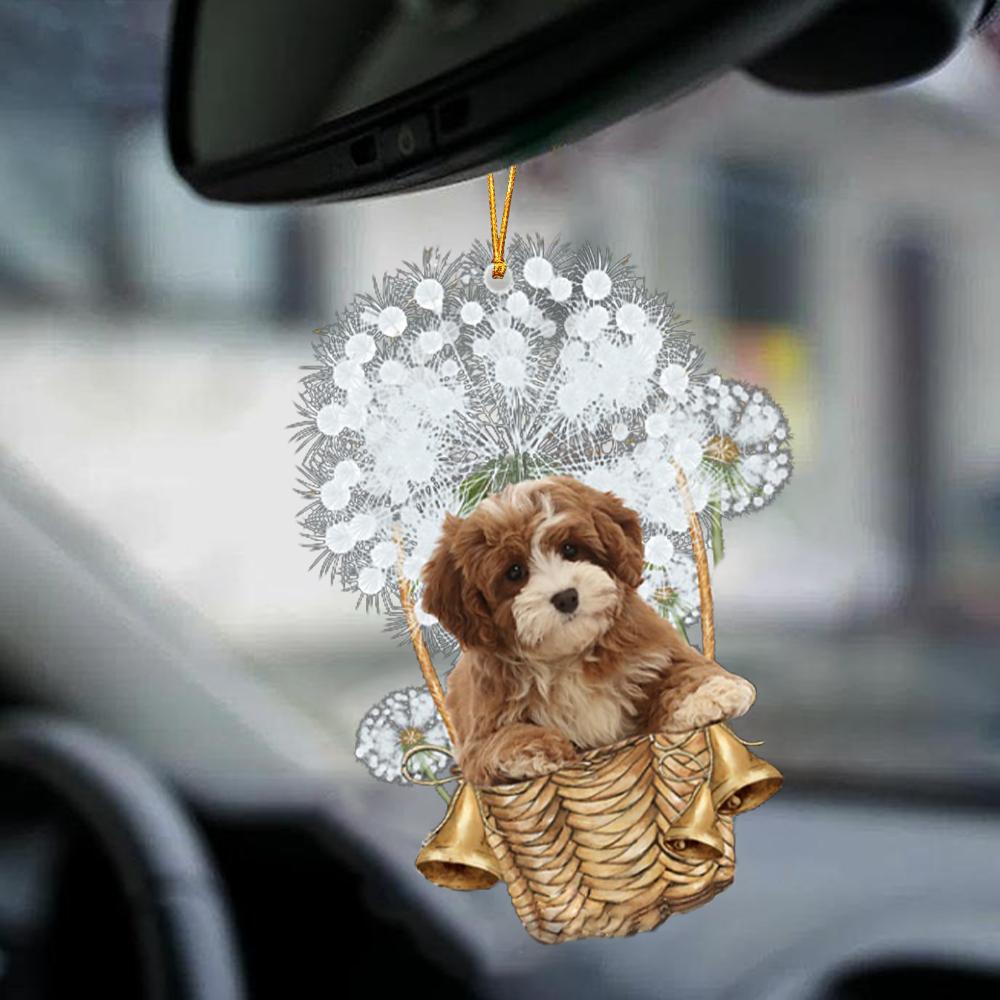 Cavapoo-Dandelion-Two Sided Ornament