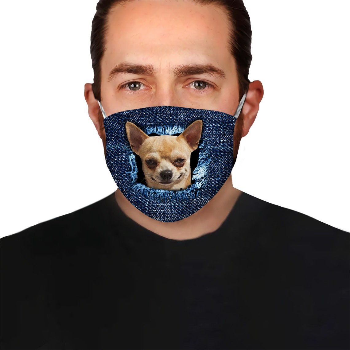 Chihuahua Jean EZ01 0805 Face Mask