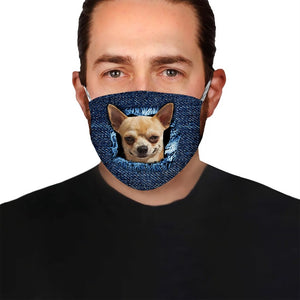 Chihuahua Jean EZ01 0805 Face Mask
