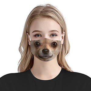 Chihuahua Face EZ06 1504 Face Mask