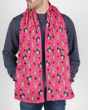 Chihuahua-Paw Dog Scarf