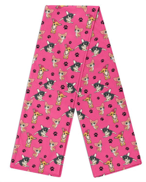 Chihuahua-Paw Dog Scarf