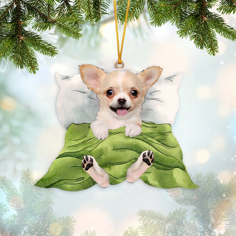 Chihuahua-Sleep time Two Sides Ornament