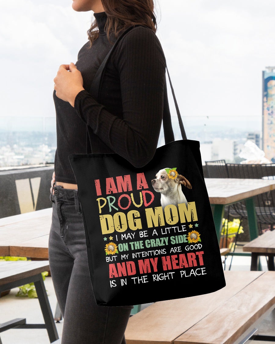 Chihuahua 2-Right Place-Cloth Tote Bag