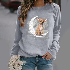 Chihuahua2 -Sit On The Moon- Premium Sweatshirt