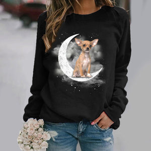 Chihuahua2 -Sit On The Moon- Premium Sweatshirt