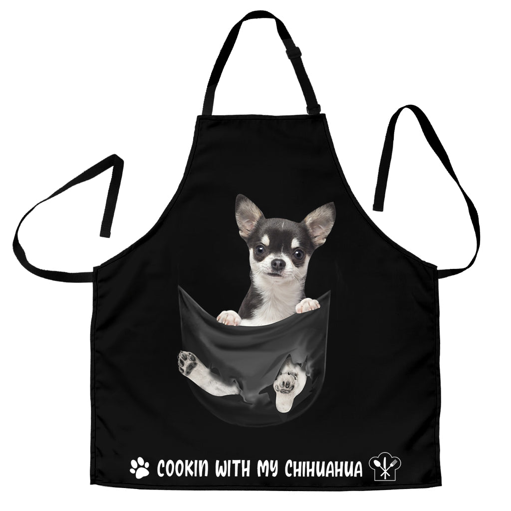 Chihuahua2 Cookin' With Me Apron