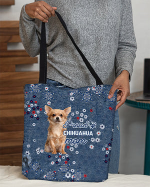 Chihuahua 3 Pround Mom-Cloth Tote Bag