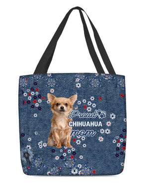 Chihuahua 3 Pround Mom-Cloth Tote Bag