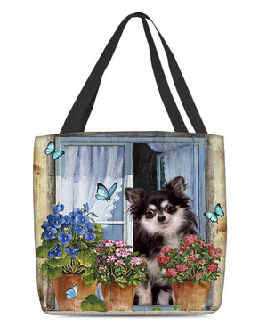 Chihuahua 6 Today I Choose Joy-Cloth Tote Bag