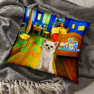 Chihuahua In the Bedroom-Pillow Case