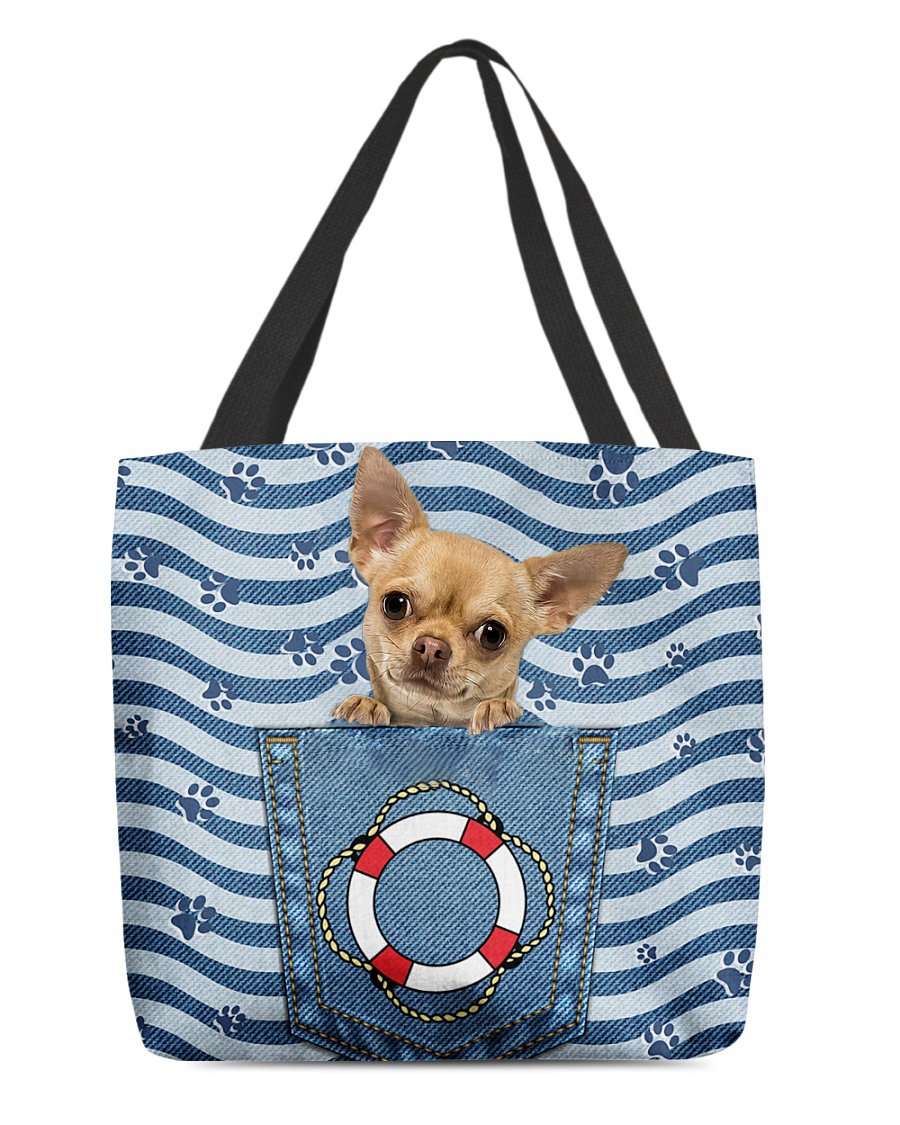 Chihuahua On Board-Cloth Tote Bag