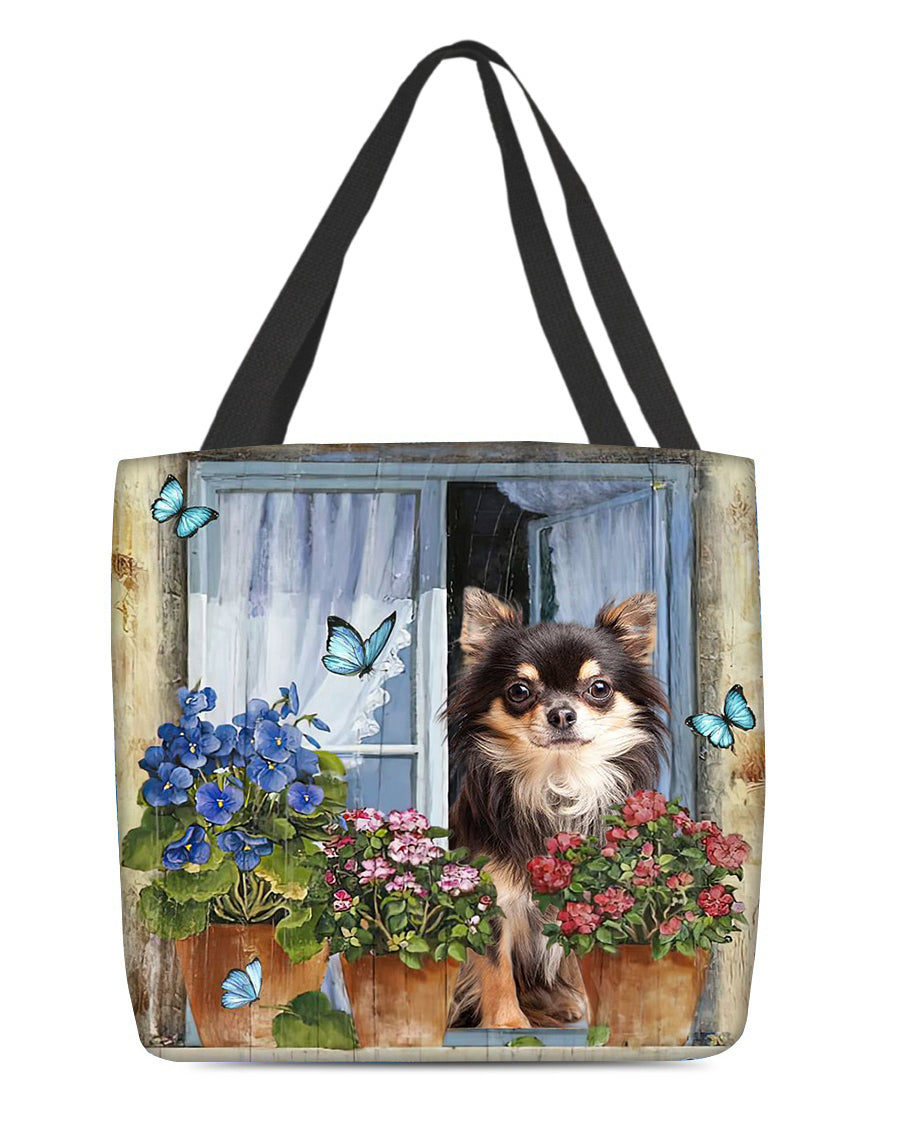 Chihuahua (2) Today I Choose Joy-Cloth Tote Bag