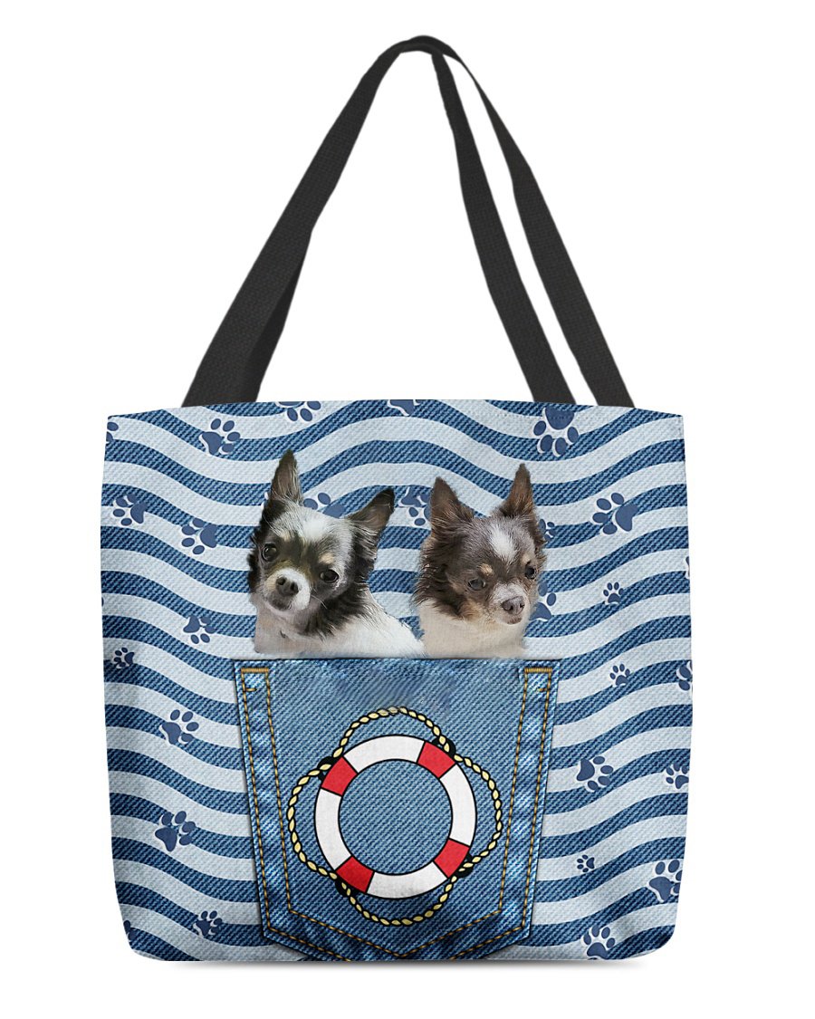 Chihuahua n2 On Board-Cloth Tote Bag