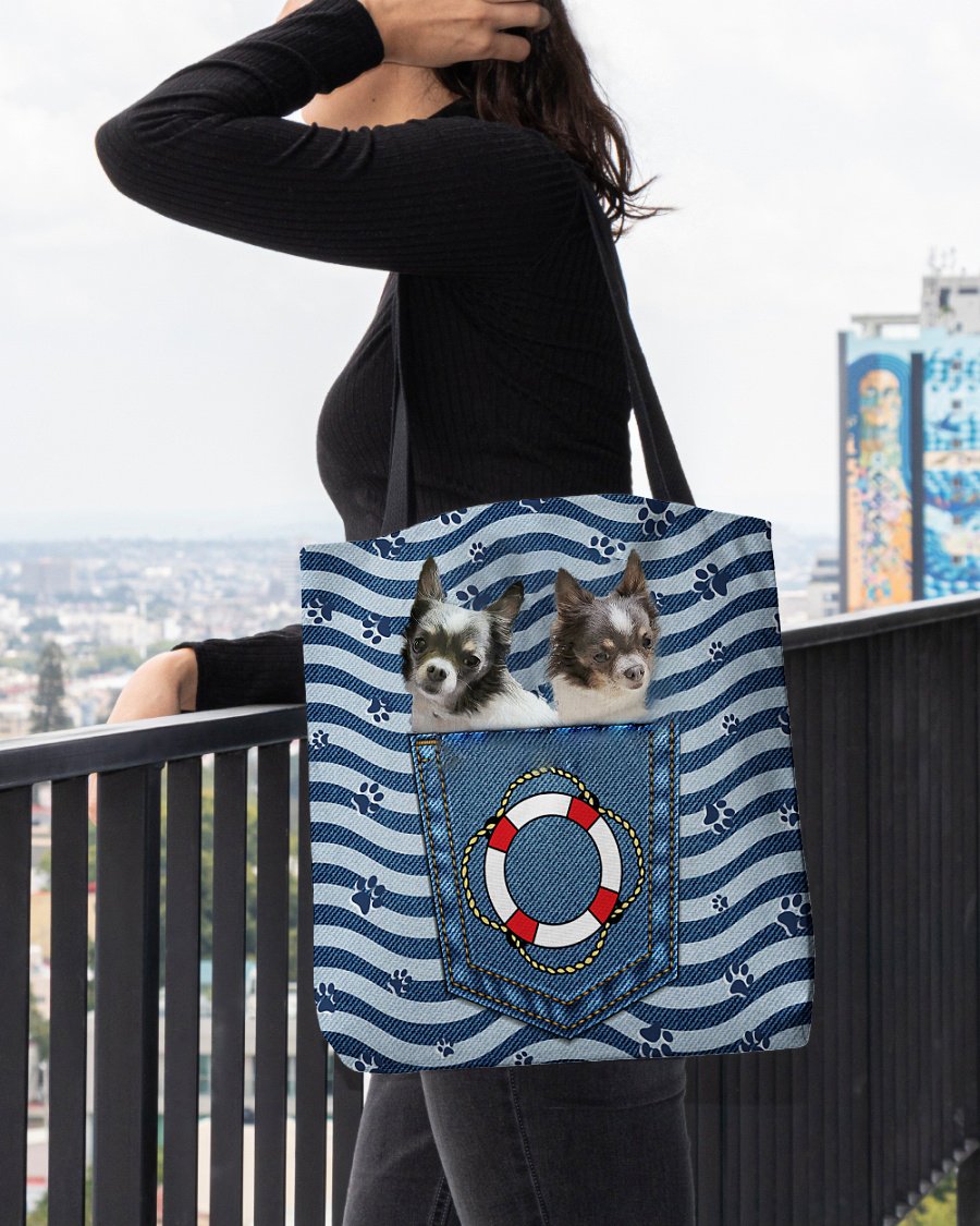 Chihuahua n2 On Board-Cloth Tote Bag