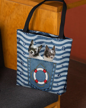 Chihuahua n2 On Board-Cloth Tote Bag