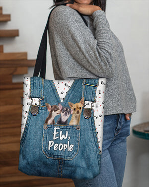 Chihuahua n_3-EW people-Cloth Tote Bag