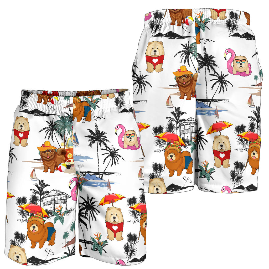 Chow Chow-Summer Beach Mens Shorts