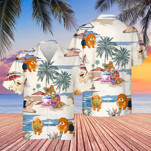 Chow Chow Summer Beach Hawaiian Shirt