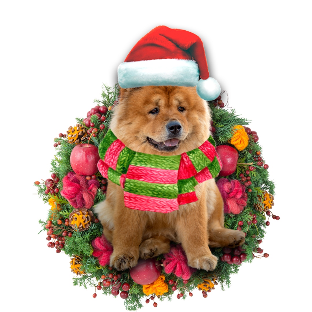 Chow Chow Christmas Ornament