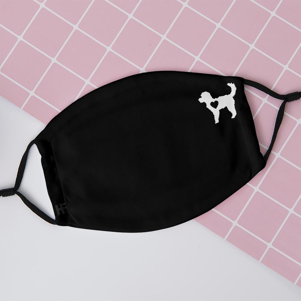 Cockapoo Heart EZ07 2008 Face Mask