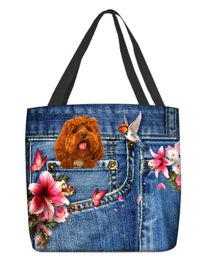 Cockapoo-Lily Cloth Tote Bag