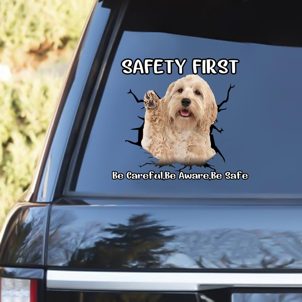 Cockapoo Safety First Decal