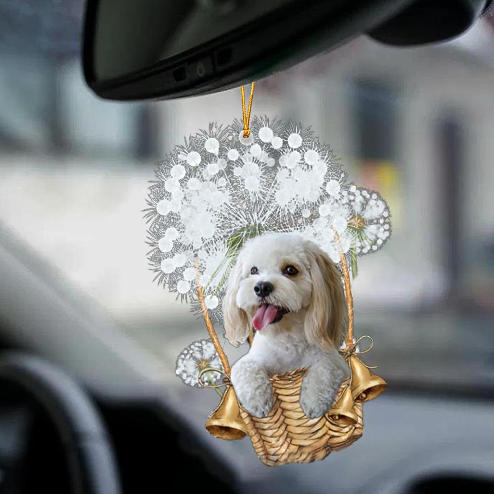 Cockapoo-Dandelion-Two Sided Ornament