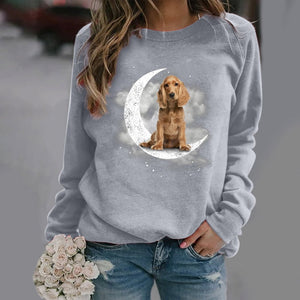 Cocker Spaniel -Sit On The Moon- Premium Sweatshirt