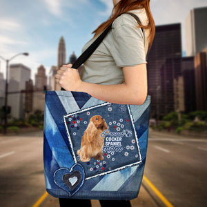 Cocker Spaniel Pround Mom2-Cloth Tote Bag