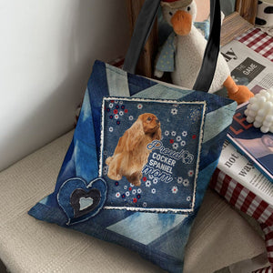 Cocker Spaniel Pround Mom2-Cloth Tote Bag