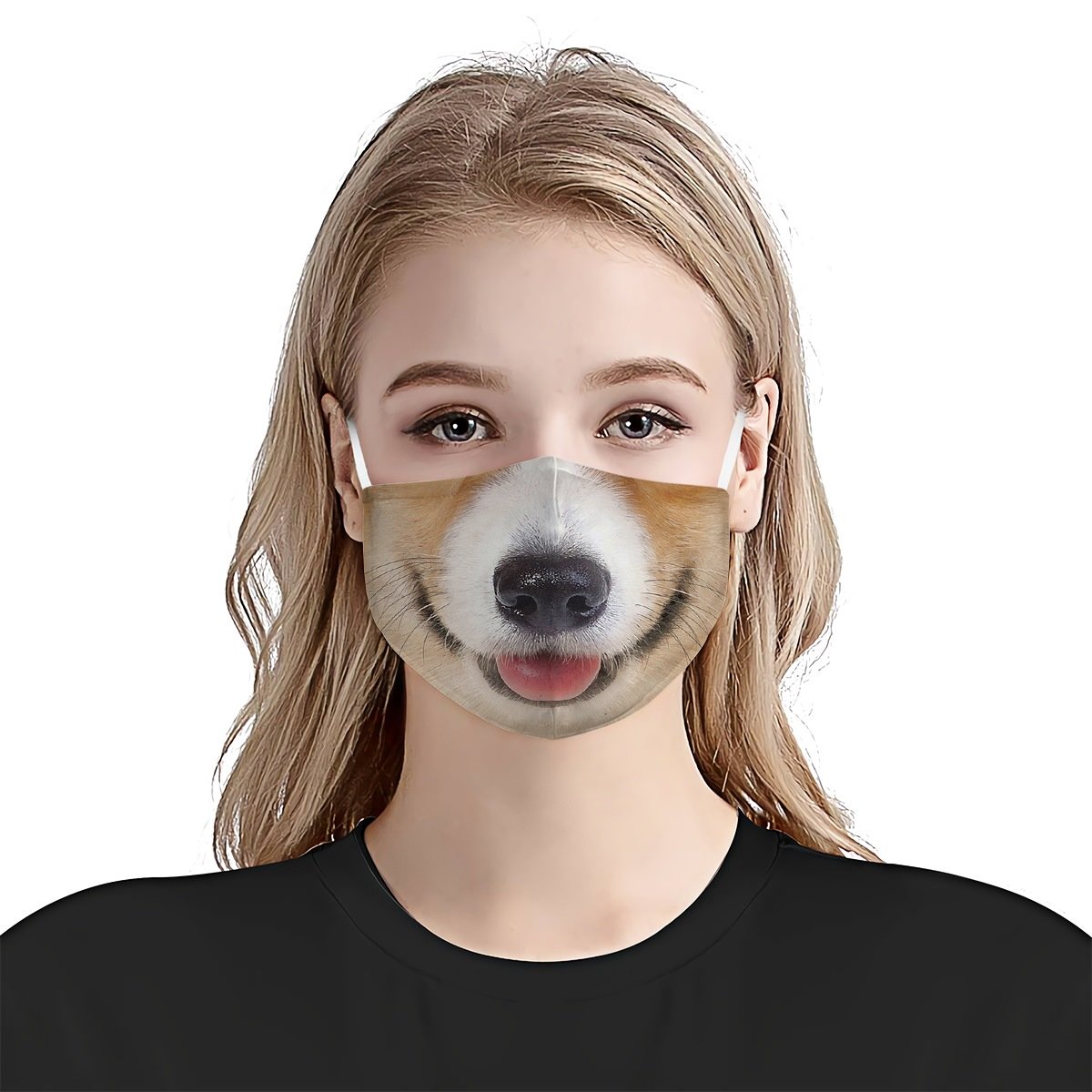 Corgi Face EZ06 1504 V2 Face Mask