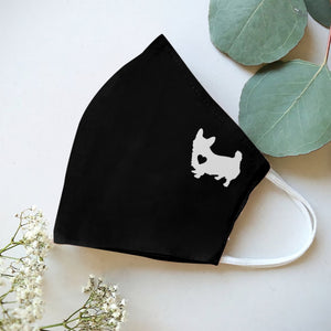 Corgi Heart EZ07 2707 Face Mask