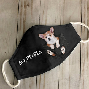 Corgi In Pocket EZ07 1907 Face Mask