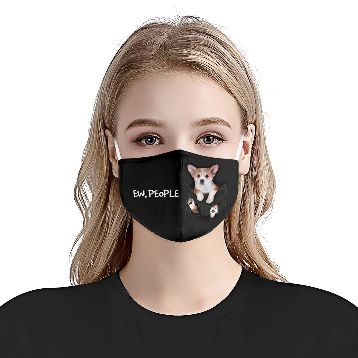 Corgi In Pocket EZ07 1907 Face Mask