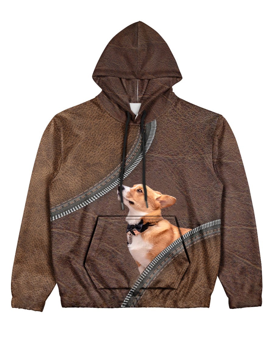 Corgi-Never Walk Alone Hoodie