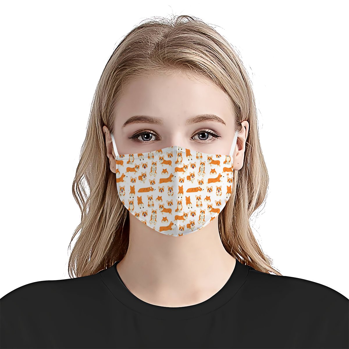 Premium Corgi Seamless 02 EZ09 2404 Face Mask