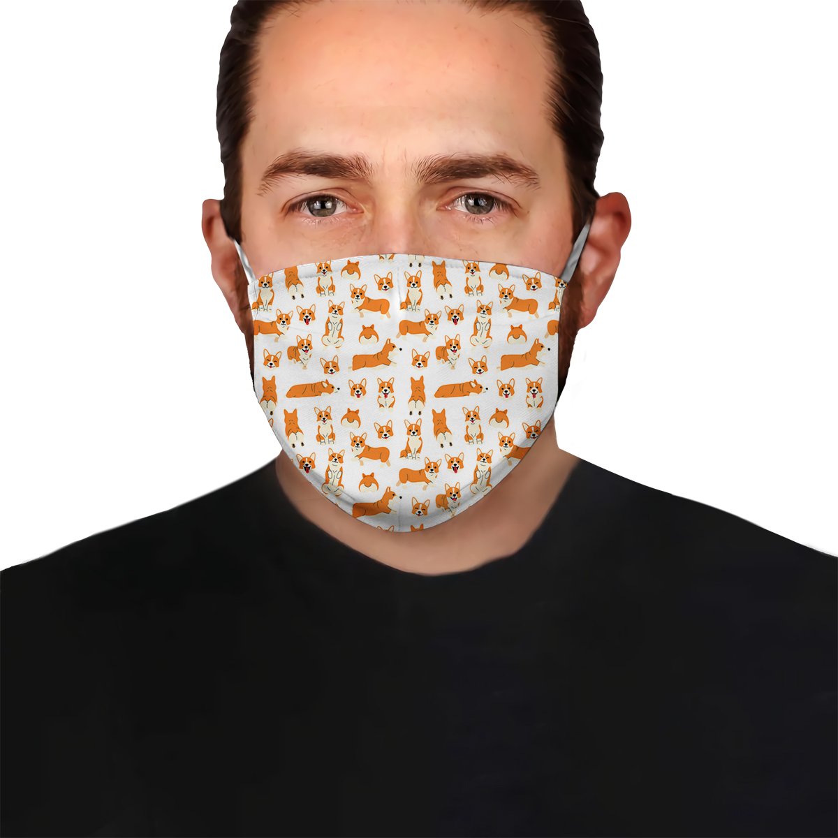 Premium Corgi Seamless 02 EZ09 2404 Face Mask