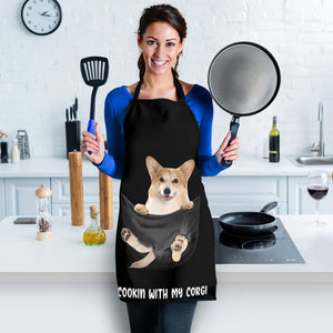 Corgi 2 Cookin' With Me Apron