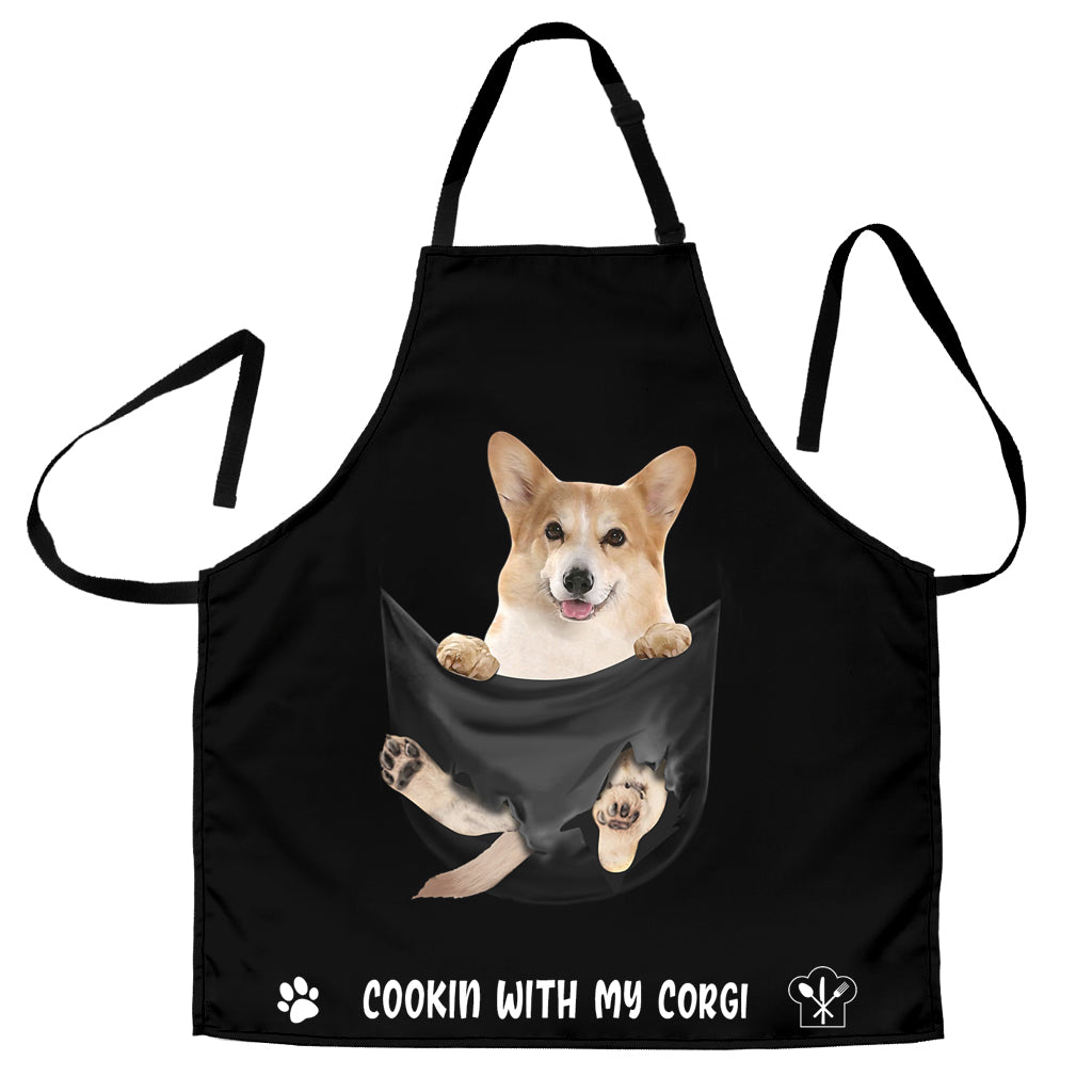 Corgi 2 Cookin' With Me Apron
