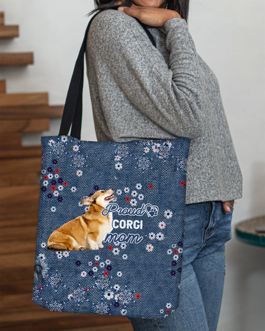 Corgi Pround Mom-Cloth Tote Bag