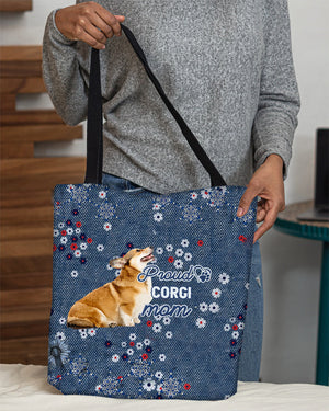 Corgi Pround Mom-Cloth Tote Bag