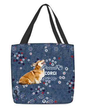 Corgi Pround Mom-Cloth Tote Bag