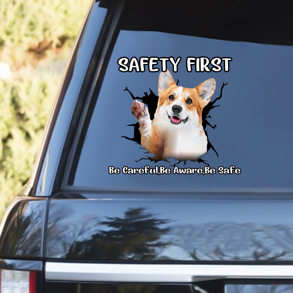 Corgi Safety First Decal