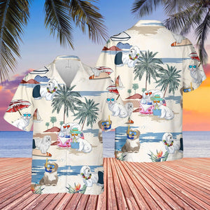 Coton De Tulear Summer Beach Hawaiian Shirt